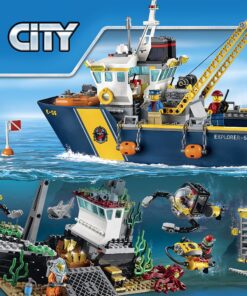 LEGO City Deep Sea Explorers 60095 Exploration Vessel Building Kit 21 A1goolIKfWL