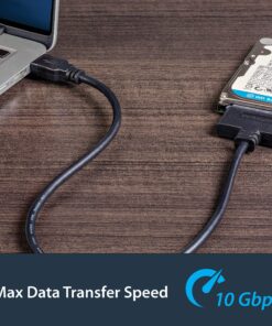 StarTech.com USB 3.1 to 2.5" SATA Hard Drive Adapter - USB 3.1 Gen 2 10Gbps with UASP External HDD/SSD Storage Converter (USB312SAT3CB) USB 3.1 | 2.5" 28 A1hcLCS9uIL