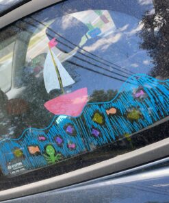 ARTEZA Liquid Chalk Markers Set of 8, Metallic Colors for Chalkboard, Blackboard, Glass, Mirror, Window, Restaurant Menu, and Classroom, Includes 8 Replaceable Chisel Tips, Tweezers, Labels, Stencils 22 A1iDTnKi0BL