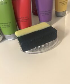 iDesign Plastic Soap Dish, Soap Saver, and Kitchen Sponge Holder - Set of 3, 0.75” x 3.25” x 4.75”, Clear 22 A1in7Oy29iL