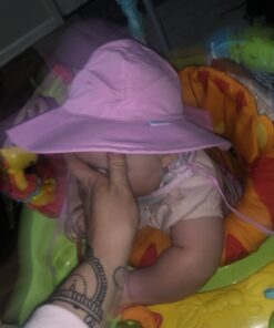 i play. Baby Girls' Brim Hat | All-Day UPF 50+ Sun Protection for Head, Neck, & Eyes 0-6 Months Light Pink 28 A1io2CV6MfL