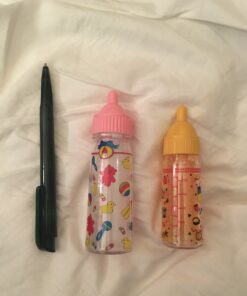 Toysmith My Sweet Baby, Magic Baby Bottle Set, Two Bottles, For Boys & Girls Age 3+ Magic Baby Bottles Doll Toy 33 A1ip5gp9frL