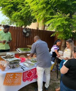 TigerChef Chafing Dish Buffet Set - Chaffing Dishes Stainless Steel - Chafers and Buffet Warmer Set with Disposable Half Size Pans, Slotted Spoon and Folding Frame- Food Warmers for Parties Buffets 17 A1ipFM6SQ3L