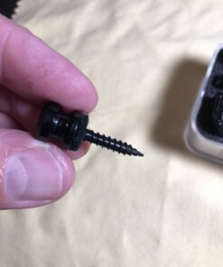 Schaller 14010401 Security Straplocks, Black Chrome 43 A1j2ROOLuCL