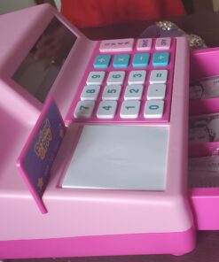 Learning Resources Pretend & Play Calculator Cash Register Pink - 73 Pieces, Ages 3+, Cash Register for Kids, Play Money for Kids, Toddlers Toys, Toy Register 29 A1j32yW5gQL