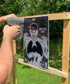 Visual Vital Splatter Target | 14.5" X 9.5" | Adhesive Sticker Targets | Paper Target | Shooting Target | Target | Reactive Target | Shooting Accessories Biting Zombie 10-Pack 13 A1j6tCV9aRL