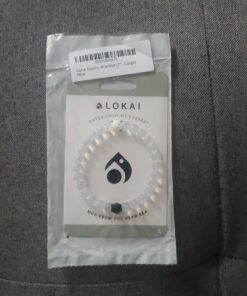 Lokai Beaded Bracelets for Women & Men, Classic Clear Style - Mental Health Awareness Bracelet Encourages Mental Wellness Slides-On for Comfortable Fit - Silicone Stretch Bead Bracelet Jewelry Large 30 A1jaUoBvwhL