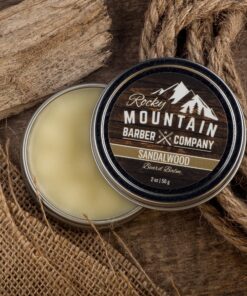 Beard Balm – Sandalwood Blend - Rocky Mountain Barber – with Nutrient Rich Bees Wax, Jojoba, Shea Butter, Coconut Oil – Contains Real Sandalwood Essential Oil 10 A1kR7BAgYbL