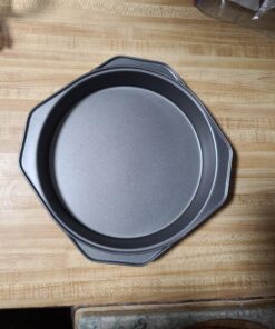 Amazon Basics Nonstick Round Baking Cake Pan, 9 Inch, Set of 2, Gray, 10.7x9.7x1.5cm 51 A1krV0El0NL