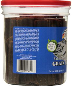 Truimph Super Premium Dog Treats 00851 Dog Salmon & Sweet Potato Jerky, 24-Ounce 1.5 Pounds 1.5 Pound (Pack of 1) 16 A1l E09 RL