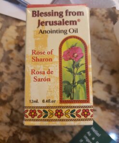Rose of Sharon Jerusalem Anointing Oil 0.4 fl.oz(12ml)from the Land of the Bible Rose of Sharon 44 A1lIsOANoTL