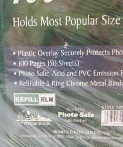 Pioneer LM100 Binder Magnetic 3-ring Photo Album 100-page , Pack of 1 7 A1m1a3alsJL
