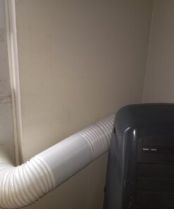 Portable Air Conditioner Hose - AC Hose with 5.9" Diameter, Anti-Clockwise Thread, Length up to 80" - Exhaust Hose for Portable Air Conditioner Vent Compatible with Delonghi & LG Air Conditioner Parts Anti-Clockwise 5.9 inch 33 A1mcStF3xYL