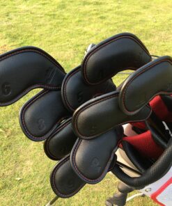 Craftsman Golf 9pcs/Set Black Golf Club Iron Headcovers Set for Ping Callaway Mizuno Taylomade Etc. Also 1 pc #2 or L Cover 1set 9pcs velcro closure 12 A1mgn8JCiXL