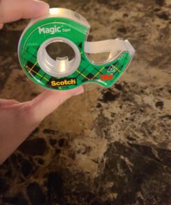 Scotch Magic Tape, Invisible, Repair Christmas Cards and Use as Holiday Gift Wrap Supplies for Christmas, 4 Tape Rolls With Dispensers 39 A1n9RhpM9yL