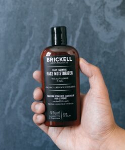 Brickell Men's Daily Essential Face Moisturizer for Men, Natural and Organic Fast-Absorbing Face Lotion with Hyaluronic Acid, Green Tea, and Jojoba, 4 Ounce, Scented 4 Fl Oz (Pack of 1) 26 A1nMqvw1ZL
