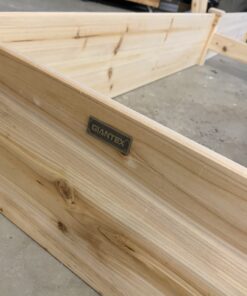 Giantex Raised Garden Bed Planter, Wooden Elevated Vegetable Planter Kit Box Grow for Patio Deck Balcony Outdoor Gardening, Natural 97"Lx25"Wx10"H Rectangular 32 A1o6DyuMbcL
