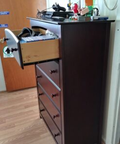 Storkcraft Kenton 5 Drawer Dresser (Espresso) – Dresser for Kids Bedroom, Nursery Dresser Organizer, Chest of Drawers for Bedroom with 5 Drawers, Universal Design for Children’s Bedroom Espresso 5 Drawer Chest 39 A1oInzeKH5L