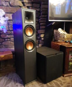 Klipsch R-625FA Powerful Detailed Floorstanding Single Home Speaker Black 34 A1oOMce8twL
