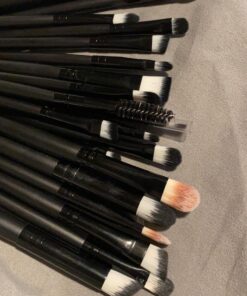 EmaxDesign 20 Pieces Makeup Brush Set Professional Face Eye Shadow Eyeliner Foundation Blush Lip Makeup Brushes Powder Liquid Cream Cosmetics Blending Brush Tool 78 A1ojzS92yL