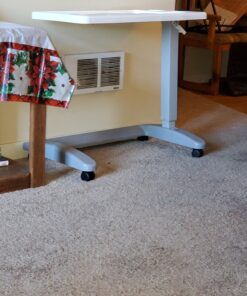 Carex Overbed Table and Hospital Bed Table - Table With Wheels - Over The Bed Table For Home Use and Hospital, Bedside Table With Wheels, Over Bed Desk, Over Bed Table With Wheels 49 A1pUJq8yzL