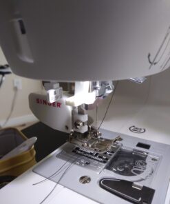 SINGER | Even Feed / Walking Presser Foot - Fork, Perfect for Matching Stripes & Plaids, Quilting & Sewing with Pile Fabrics - Sewing Made Easy Old Version 43 A1pZ3rWRdgL