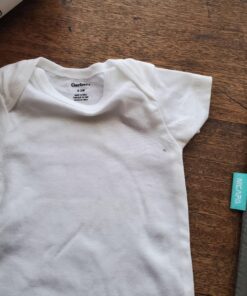 Gerber baby-girls 5-pack Solid Onesies Bodysuits 0-3 Months White 38 A1parrQagwL