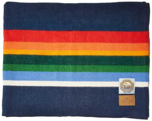 Pendleton, National Parks Blanket, Crater Lake Navy, Full (80in x 90in) Blue