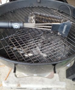 Grill Brush - Grill Cleaner Brush Grill Accessories for Outdoor Grill - Safe BBQ Brush for Grill Cleaning - Heavy Duty 17" Grill Brushes Grill Brush with Scraper 32 A1qjPSi3QoL