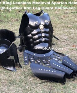 300 Spartan Helmet Maximus Muscle Armor & 300 Helmet & Leather Leg & ARM Guard 39 A1rAJXkgVCL