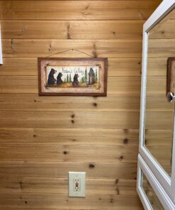 Natures Calling Country Bathroom Sign Outhouse Lodge Bath Decor Moon Stars Bears size 7x13 15 A1rIdBqgJAL