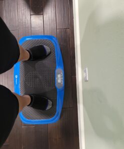 LifePro 3D Vibration Plate Exercise Machine - Dual Motor Oscillation, Pulsation 3D Motion Vibration Platform - Full Whole Body Vibration Machine for Home Fitness Blue 25 A1sdkZVDKL