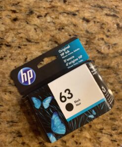 HP 63 Black Ink Cartridge | Works with HP DeskJet 1112, 2130, 3630 Series; HP ENVY 4510, 4520 Series; HP OfficeJet 3830, 4650, 5200 Series | Eligible for Instant Ink | F6U62AN 43 A1si1GwuGPL
