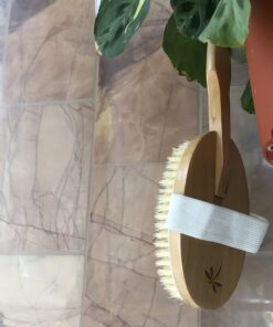 Belula Premium Dry Brushing Body Brush Set- Natural Boar Bristle Body Brush, Exfoliating Face Brush & One Pair Bath & Shower Gloves. Free Bag & How To – Great Gift For A Glowing Skin & Healthy Body 46 A1tC72lgHL 3