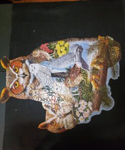 Bits and Pieces - 750 Piece Shaped Puzzle - The Watchers, Owl - by Artist Jack Williams - 750 pc Jigsaw 17 A1tOqw52k5L