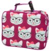 Bentology Lunch Box for Girls - Kids Insulated, Durable Lunchbox Tote Bag Fits Bento Boxes, Containers w/Lids, Jars & Bottles, Back to School Reusable Lunch Sleeve Keeps Food Hotter or Colder Longer Kitty 12 A1tWQAnv NL