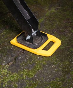 Camco Camper/RV Stabilizing Jack Pads | Features Interlocking Design & Includes Handy Strap for RV Storage and Organization Molded of Strong UV Stabilized Polypropylene 4-Pack (44595) 24 A1thD R6NUL 2