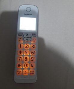 Panasonic DECT 6.0 Expandable Cordless Phone with Answering Machine and Smart Call Block - 2 Cordless Handsets - KX-TGD532W (White/Silver) White/Silver 2 Handsets Talking Caller ID + Answering Machine 39 A1tknKsOsEL