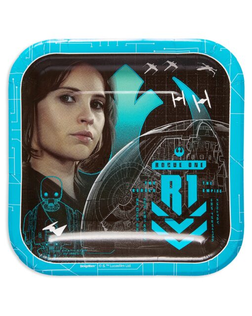 American Greetings Star Wars Rogue 1 Paper Dessert Plates, 8-Count