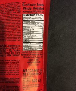 Roasted Sunflower Seads Babkinu - 1 lb/500g by Babkiny 11 A1tz6dQ3fL