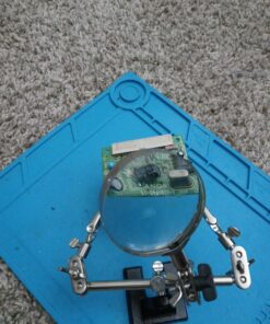 Elenco Helping Hands with 2 .5" Magnifying Glass | Work Bench Must Have | Case-Iron Base | Chrome Plated for Long Life | Glass Lens 34 A1uOGd2tPKL