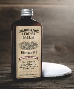 Leather Milk Leather Furniture Conditioner and Cleaner - Furniture Treatment No. 5 - for All Natural, Non-Toxic Leather Care. Made in The USA. 2 Sizes. Includes Premium Applicator Pad! 12 oz 16 A1udsqJY3CL