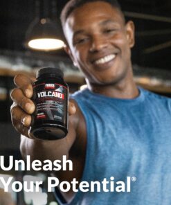 Force Factor Volcano Pre Workout Nitric Oxide Booster Supplement for Men with Creatine and L-Citrulline to Boost and Energy, Help Build Muscle, Better Pump and Workout, 120 Capsules 22 A1uve1khMiL