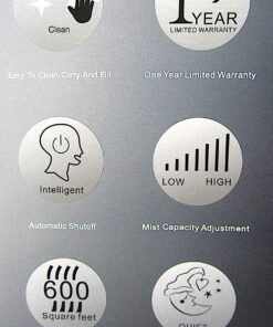 Optimus U-31001 1.5-Gallon Cool Mist Ultrasonic Humidifier, 1-Pack, White 20 A1vJq8E30cL