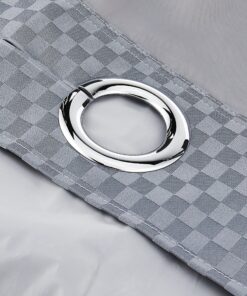 Hookless Shower Curtain Mystery Frost Grey Mini Squares (RBH72MY890), 71x74 Mini Squares Mystery 7 A1vQfaCsjgL