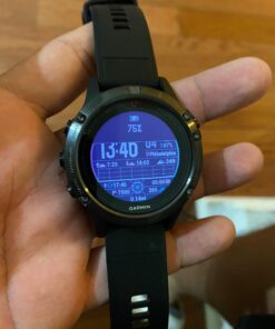 Garmin fēnix 5, Premium and Rugged Multisport GPS Smartwatch, Slate Gray/Black Band, 47 MM Watch Only Slate Gray with Black Band 47mm 53 A1vSpJPqtbL