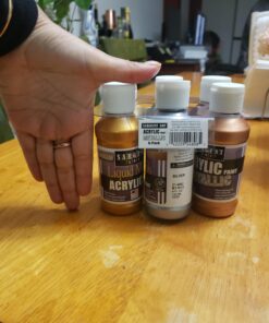 Sargent Art Acrylic Paint, 6 Count x 4 Ounce, Assorted Colors, Non-Fading, Rich Vivid Pigments, Brilliant Matte Finish, Fast Dry Formula, Non-Toxic 30 A1vpyfreuqL