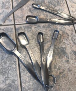 New Star Foodservice 42924 Stainless Steel Measuring Spoons Set, Mini (Mini Spoons) 5-Piece Set 33 A1wObuTk9QL
