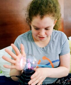 Plasma Ball,Touch Sensitive Plasma Lamp Light with USB OR Battery Powered Plasma Globe for Kids,Parties,Home,Decoration 3-Inches 27 A1x7xr7axiL