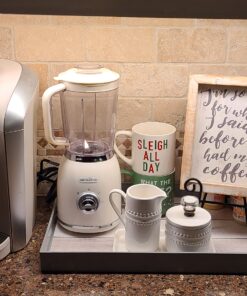 Mud Pie Farmhouse Inspired Vintage Doorknob Cream and Sugar Set, One Size, White 27 A1xKuI3YoGL